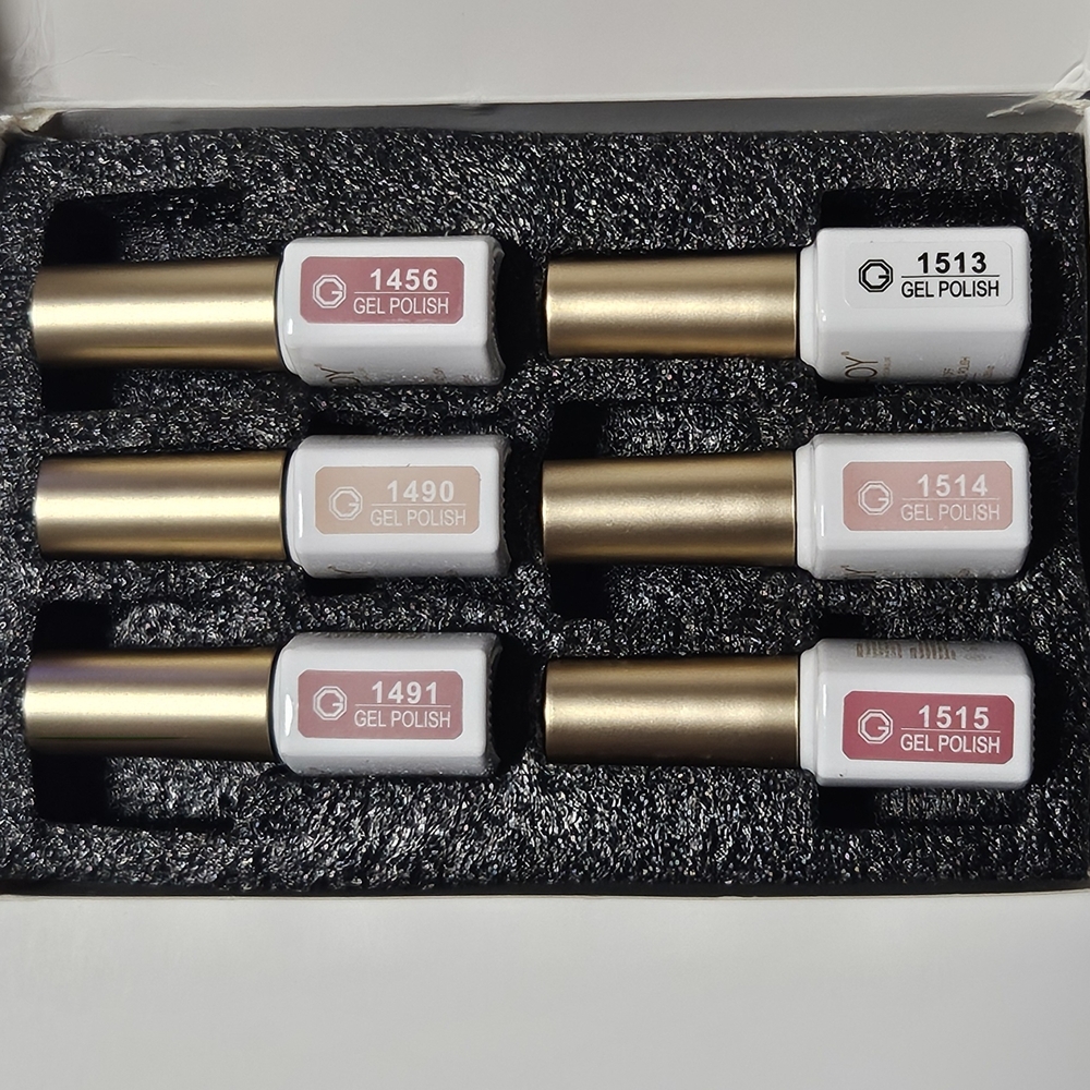 Gel nail polish set 6 colors UV LED CURE